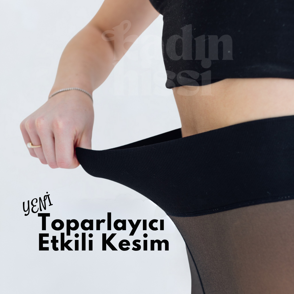 KadınHissi Vanilla Polarlı Yüksek Bel Ten Rengi Termal Tayt