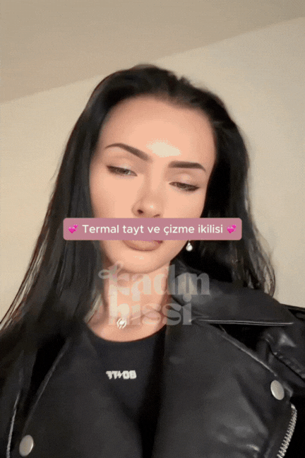 KadınHissi Sıcak Tutan Polarlı Yüksek Bel Termal Tayt